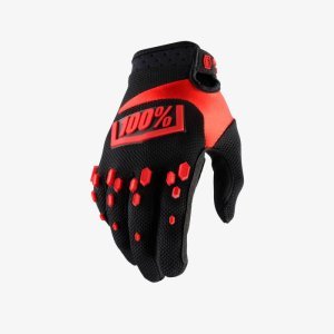 Велоперчатки подростковые 100% Airmatic Youth Glove, черно-красный 2018