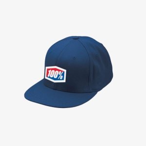 Бейсболка 100% Essential J-Fit Flexfit Hat, синий 2018
