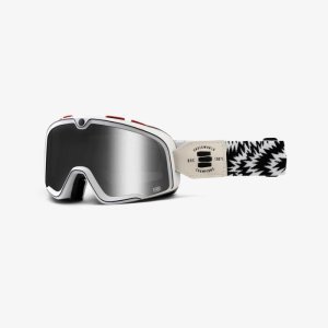 Веломаски 100% Barstow Death Spray / Silver Lens, 50002-241-02