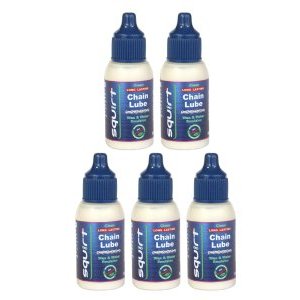 Смазка Squirt Chain Lube, для цепи, 100% bio, PowerPack 5 x15 мл, SQ-07x5