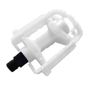 Педали детские, Vinca Sport VP 831 1/2" white, ось 1х2, 90х77мм, пластиковые, белые. от Vamvelosiped