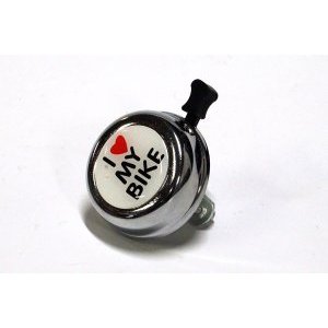 Звонок велосипедный JOY KIE 54BF-06 (I Love my Bike) стальной, стандартный