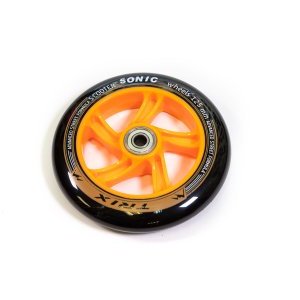 Колесо TRIX Sonic, для самокатов, 125 мм, с подшипниками ABEC 7, оранжевое, 125