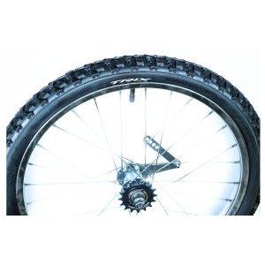 Колесо велосипедное заднее Trix 20", стальной обод, тормозная втулка, камера, покрышка, 20" steel (задняя)