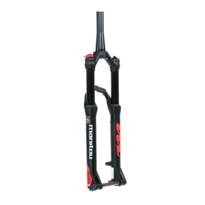 Вилка велосипедная Manitou Machete Comp 27.5", 100 мм, ось 9 мм, матовый черный, 191-33015-A003