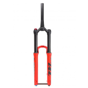 Вилка велосипедная Manitou Mattoc Comp Boost 27.5", 160 мм, ось 15 мм, матовый красный, 191-33721-A002