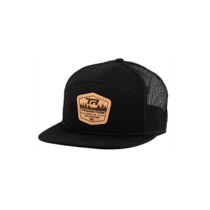 Кепка велосипедная TBC 7 Panel Trucker Hat, 2019, Leather Badge, Black, один размер, 01.19.99.9003