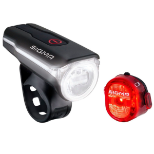 Комплект освещения SIGMA SPORT AURA 60 USB / NUGGET II с кабелем USB, 17750