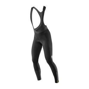 Велорейтузы Mavic SEQUENCE Thermo, женские, c лямками, черный, L39934300