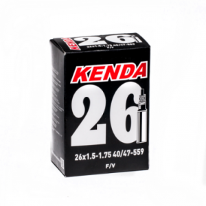 Велокамера KENDA 26''x1.5-1.75, ниппель f/v, черная, 511400 купить на ЖДБЗ.ру