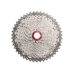 Кассета велосипедная SunRace MX8 11S, 11-40T, Metallic Silver, CSMX8.EAXR.XS1