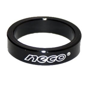 Кольцо проставочное NECO AS3605, алюминий, 1-1\8, 5мм, black, NECO AS3605,5мм,black