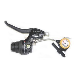 

Шифтер велосипедный SHIMANO, левый, 3 передачи, 1800 мм, алюминий, чёрный, ASBC055A4LB