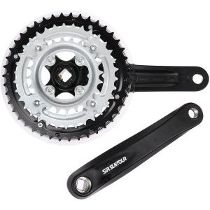 

Система велосипедная SUNTOUR, XCE-T312PB, 42/34/24Т, 175 мм, алюминий, с защитой, чёрный, CW14-XCE-T312PB