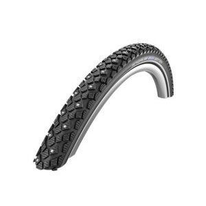 

Велопокрышка Schwalbe MARATHON WINTER, 26x1,75 (47-559),100 шипов, TwinSkin B/B+RТ, антипрокольная, 11100599.01