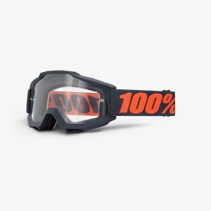 

Маска велосипедная 100% Accuri OTG, Gunmetal / Clear Lens, 50204-025-02