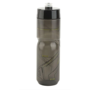 Велофляга AUTHOR AB-ScrewOn X9, 0.8 л, c большим клапаном, мягкий пластик, полупрозрачная, черно-неоновый, 8-14060220
