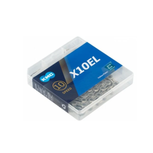 

Цепь велосипедная KMC X10, 10скоростей, 116 звеньев, серебристая, X 10