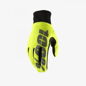 

Велоперчатки 100% Hydromatic Waterproof, неоновый желтый, 2020