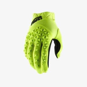 

Велоперчатки подростковые 100% Airmatic Youth Glove, желто-черный, 2019