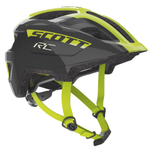 

Шлем подростковый велосипедный SCOTT Spunto Junior Plus (CE), black/radium yellow, 2020