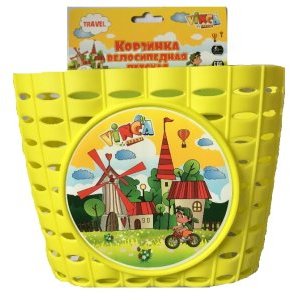 

Велокорзина Vinca Sport, детская, на руль, жёлтая, P 06 Travel