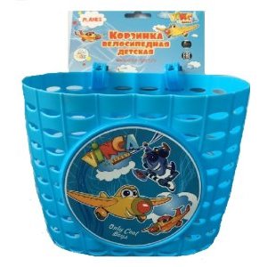 

Велокорзина Vinca Sport, детская, на руль, синяя, P 06 Planes