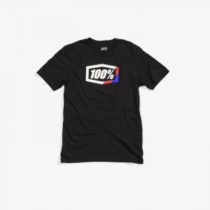 

Велофутболка 100% Stripes Tee-Shirt, черный, 2020
