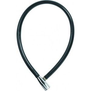 

Велосипедный замок ABUS 1900 тросовый, на ключ, 550 х 6, черный, 128189_ABUS
