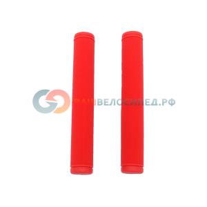 

Грипсы велосипедные Velo VLG-520, closed end, 175 мм, красные, Velo VLG-520 red