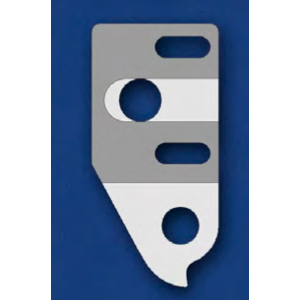 

Петух велосипедный TBS, фрезерованный, серебристый, D61