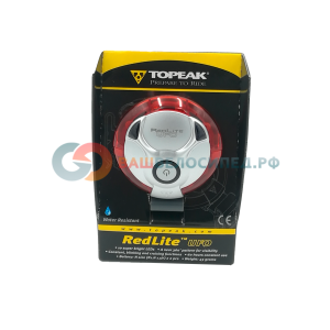 

Задний габаритный фонарьTOPEAK Redlite Ufo, 2 батарейки типа N, 1,5 вольта. TMS017