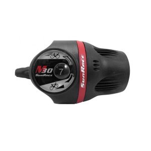 

Переключатель скоростей SUNRACE TSM37.R60S.0S0.HP, грипшифт M37, правый, 6 скоростей, с проводкой, 06-201366