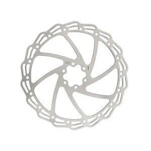 

Ротор велосипедный SUNRACE DRMS30.L000.0S0.H S30, 203мм, под 6 болтов, серебристый, 06-201708