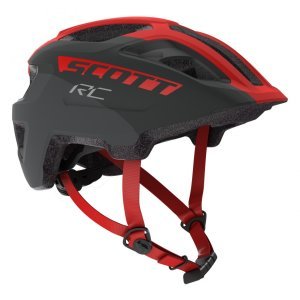 Шлем велосипедный подростковый Scott Spunto Junior (CE), серо-красный 2020