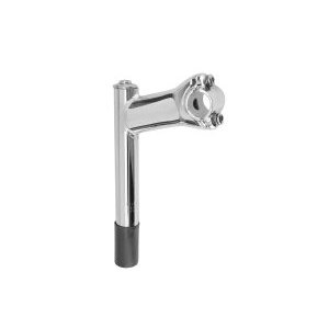Вынос велосипедный Stels DTS-669, для резьбовой рулевой колонки 1-1/8", серебряный, 140103, LU090044