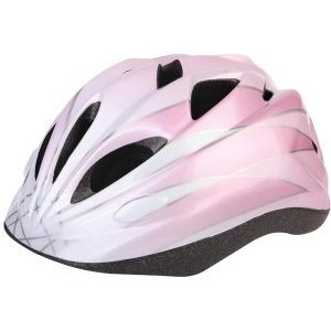 Шлем велосипедный детский Stels HB6-5, бело-розовый