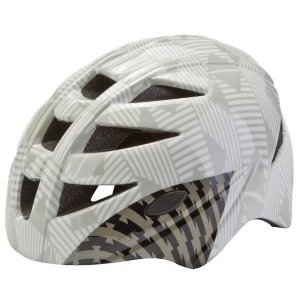 Шлем велосипедный детский Stels MA-3 in-mold, серо-белый