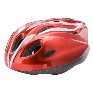 Шлем велосипедный детский Stels MV-11, серо-красный
