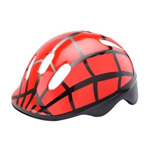 Шлем велосипедный детский Stels MV-6-2, черно-красный