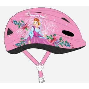Шлем велосипедный Vinca sport VSH 7, детский, с регулировкой, розовый, рисунок - принцесса Катя, и