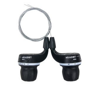 

Манетки велосипедные MICROSHIFT MS29-6-8, 3х6 скоростей, комплект, MS29-6