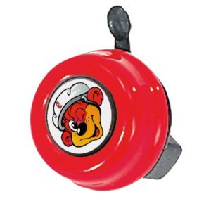 Звонок велосипедный Puky G22, для беговелов и велосипедов, red, 9984