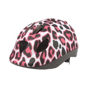 Шлем велосипедный детский Polisport Kids Pinky Cheetah, Pink/Black