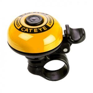 Звонок велосипедный Cat Eye PB-200, Yellow, CE5550023 купить на ЖДБЗ.ру