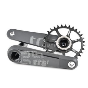 Шатуны велосипедные E Thirteen TRS Race Carbon Cranks, 175x73mm, Black, CS4TRA-108