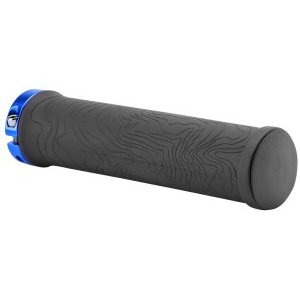 Грипсы велосипедные STELS XH-G213BL, 130 мм, синие кольца, индивидуальная упаковка, черный, 150237