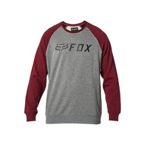Толстовка велосипедная FOX Apex Crew Fleece, Grey/Red