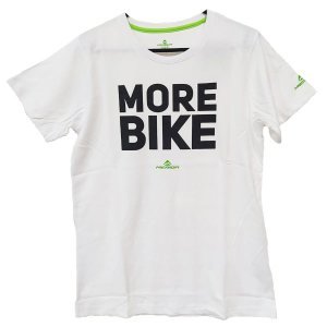 Футболка велосипедная MERIDA T-Shirt More Bike, White, короткий рукав