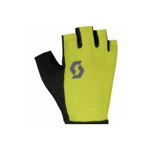 Велоперчатки SCOTT Junior Aspect Sport, подростковые, короткий палец, sulphur yellow/black